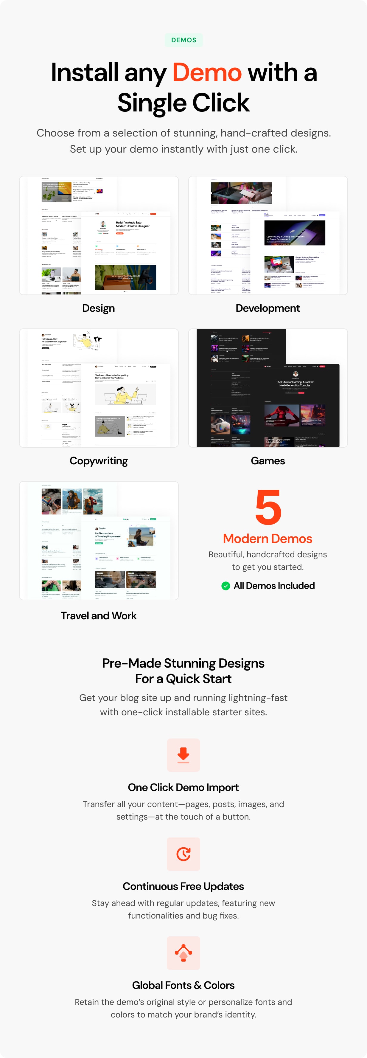 Ando - WordPress Blog & CV Theme for Creative Professionals - 4