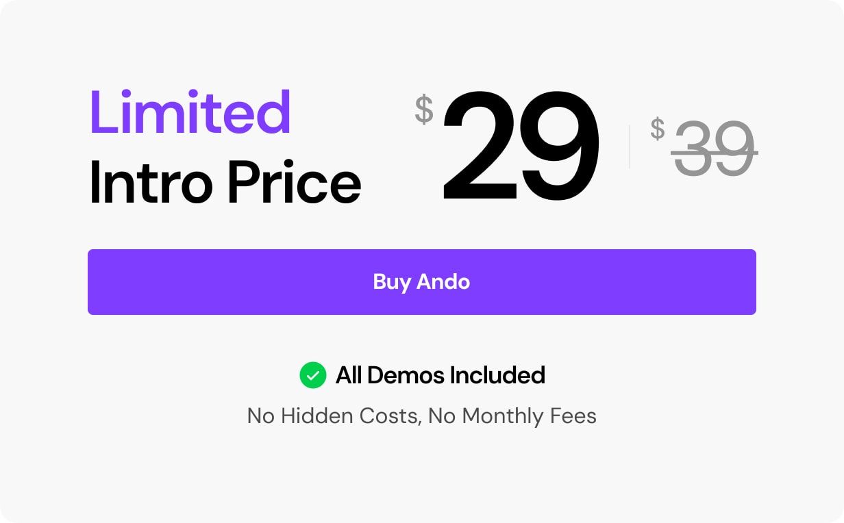 Ando - Chủ đề CV và blog WordPress được tối ưu hóa hiệu suất dành cho các chuyên gia sáng tạo - 2