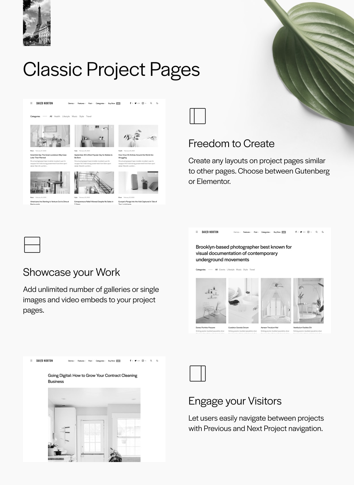 Astia - Minimal Portfolio WordPress Theme for Photographers - 4