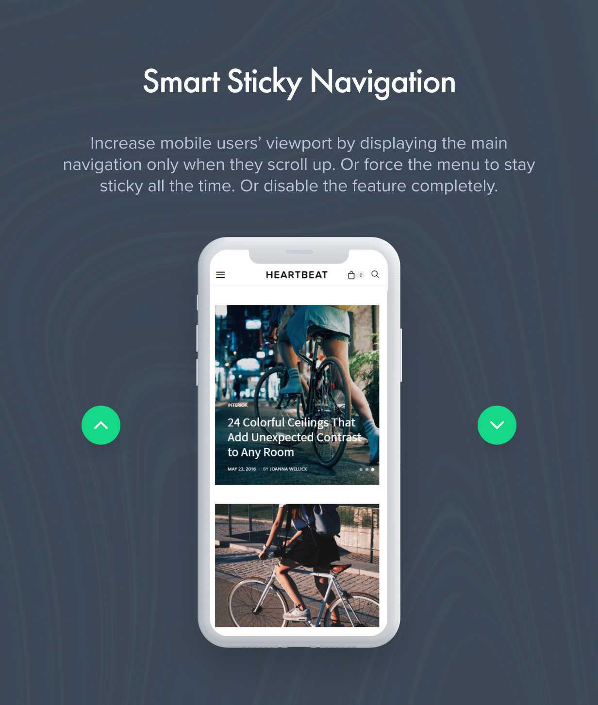 Smart Sticky Navigation