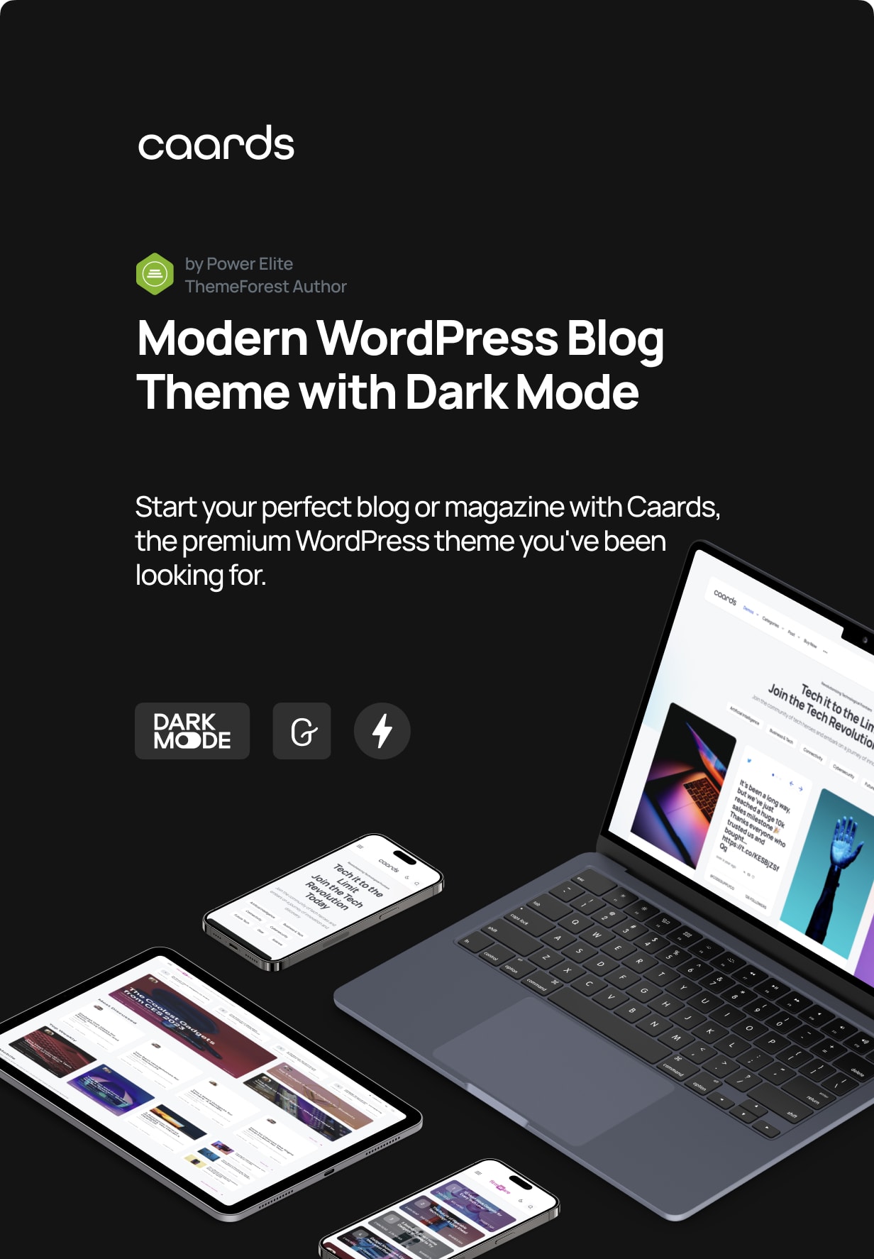 Caards - Modern Blog & Magazine WordPress Theme with Dark Mode - 31