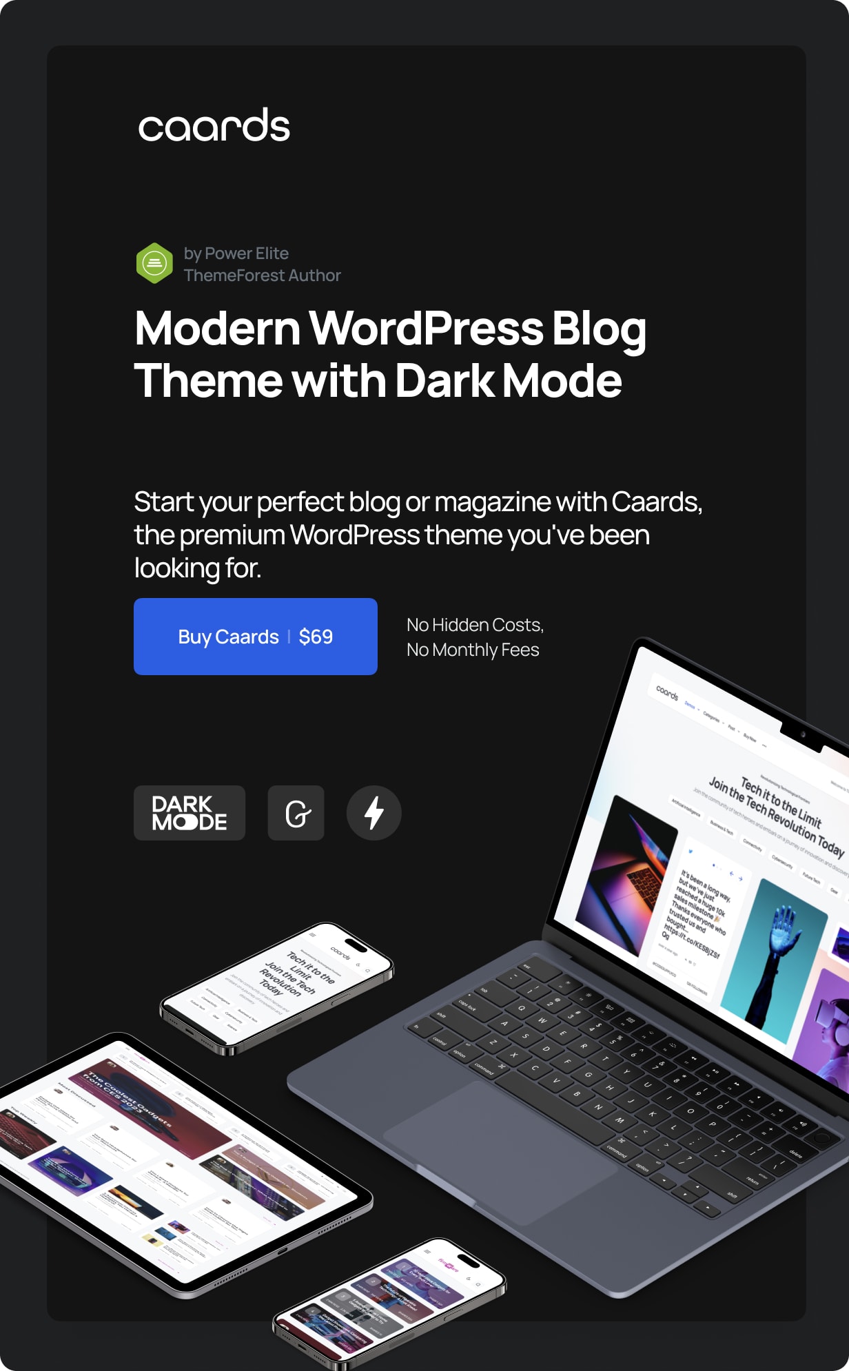 Caards - Modern Blog & Magazine WordPress Theme with Dark Mode - 30