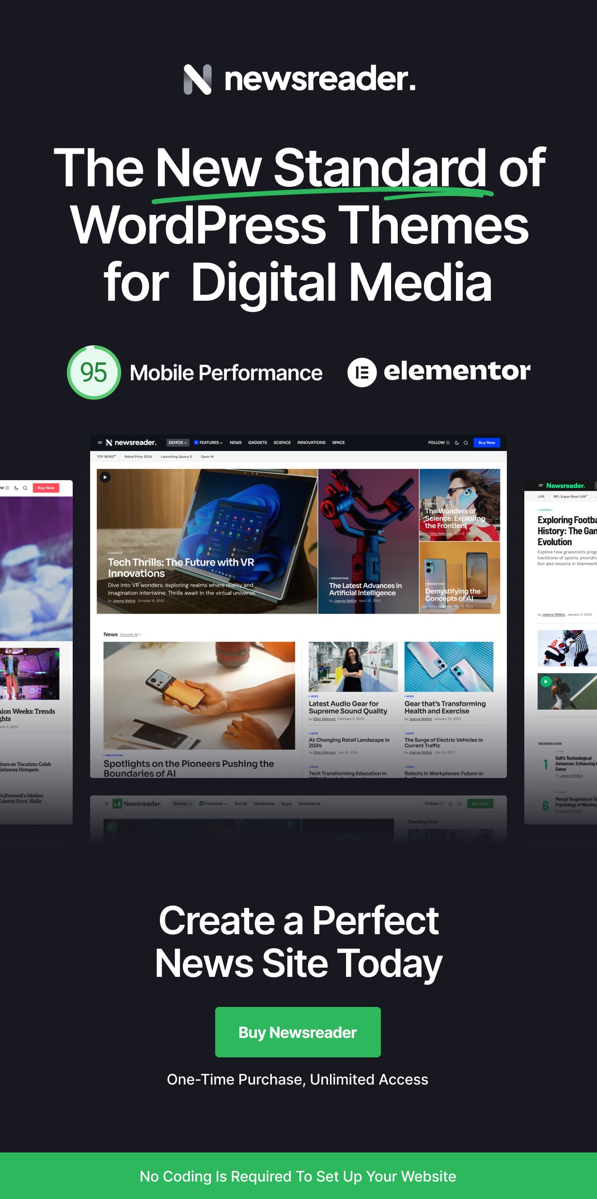 Newsreader - Chủ đề WordPress mang tính cách mạng cho phương tiện truyền thông kỹ thuật số - 14