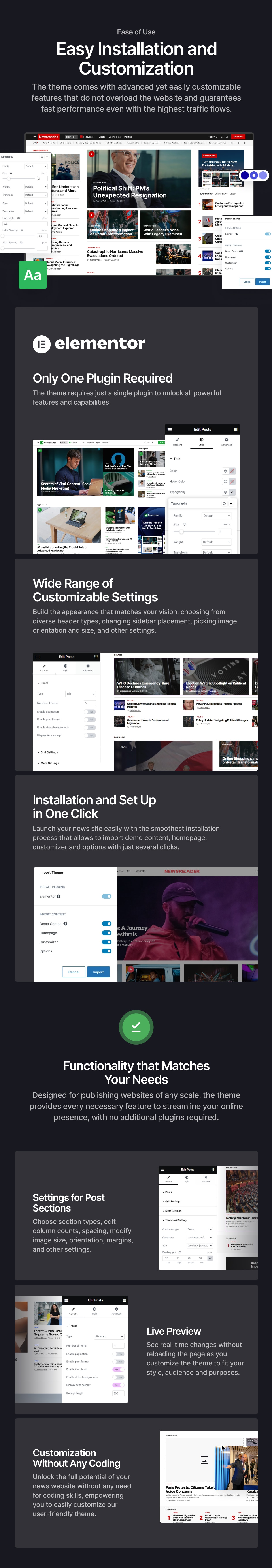 Newsreader - Revolutionary WordPress Theme for Digital Media - 4