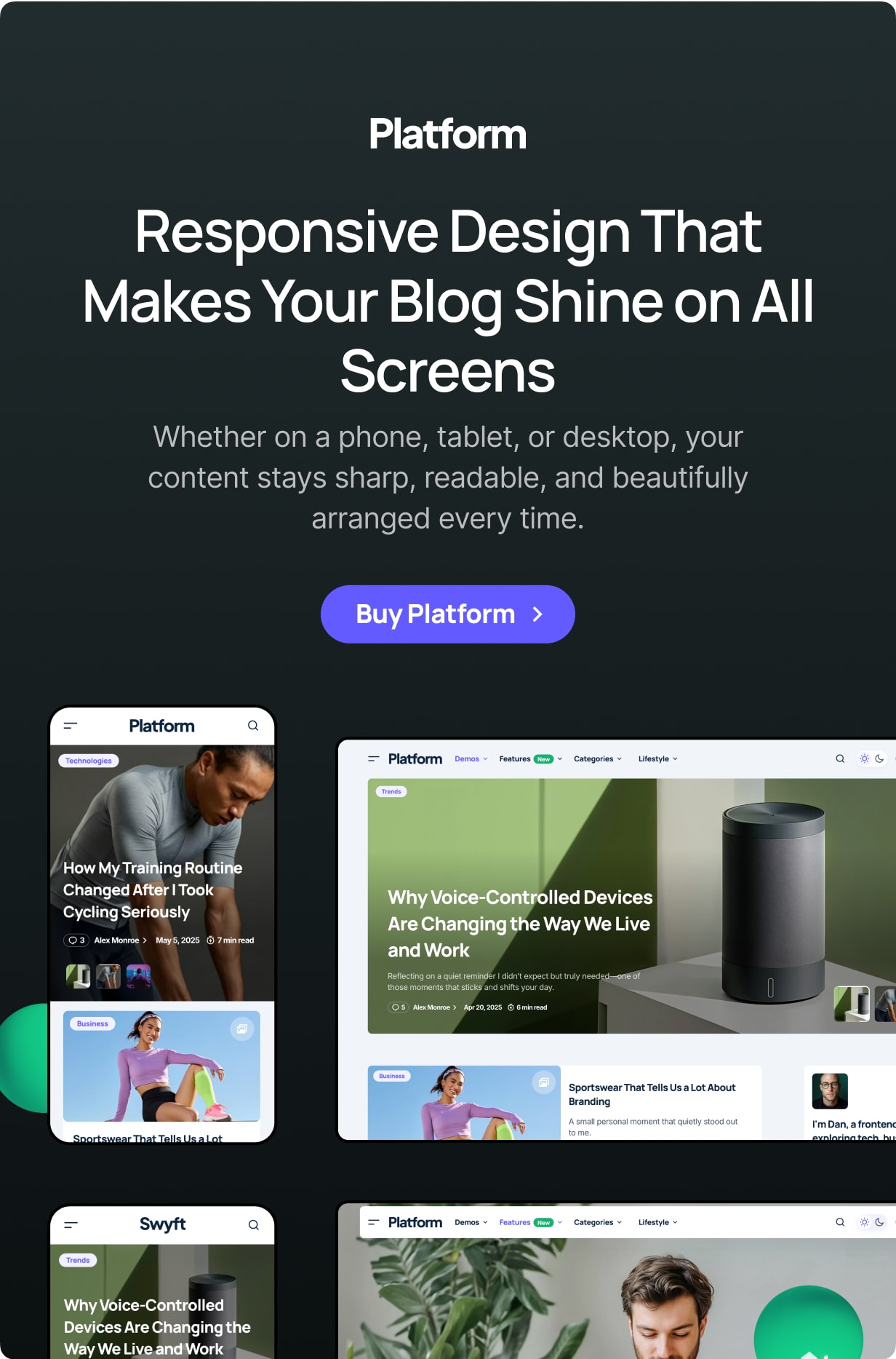 Platform - Modern High-Performance Blog WordPress Theme - 10