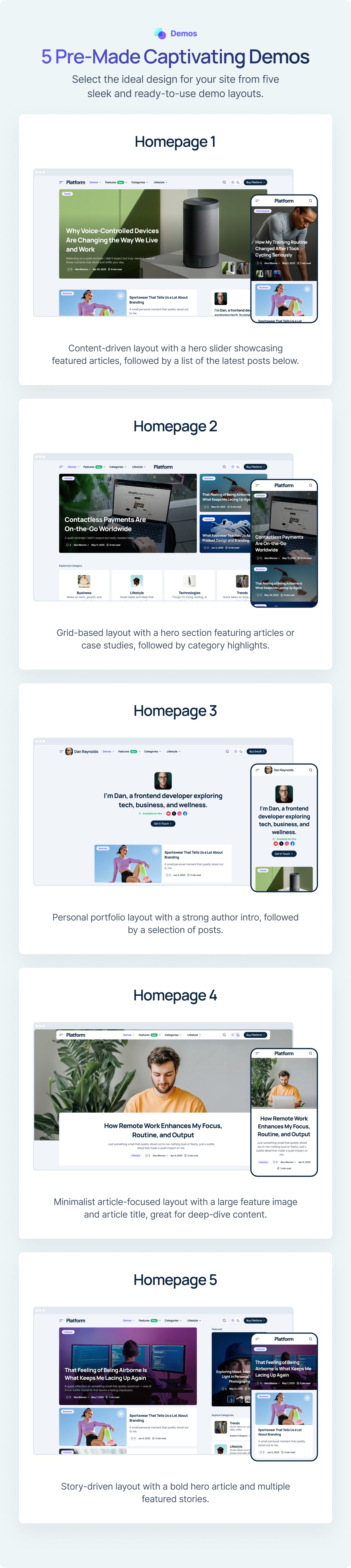 Platform - Modern High-Performance Blog WordPress Theme - 4