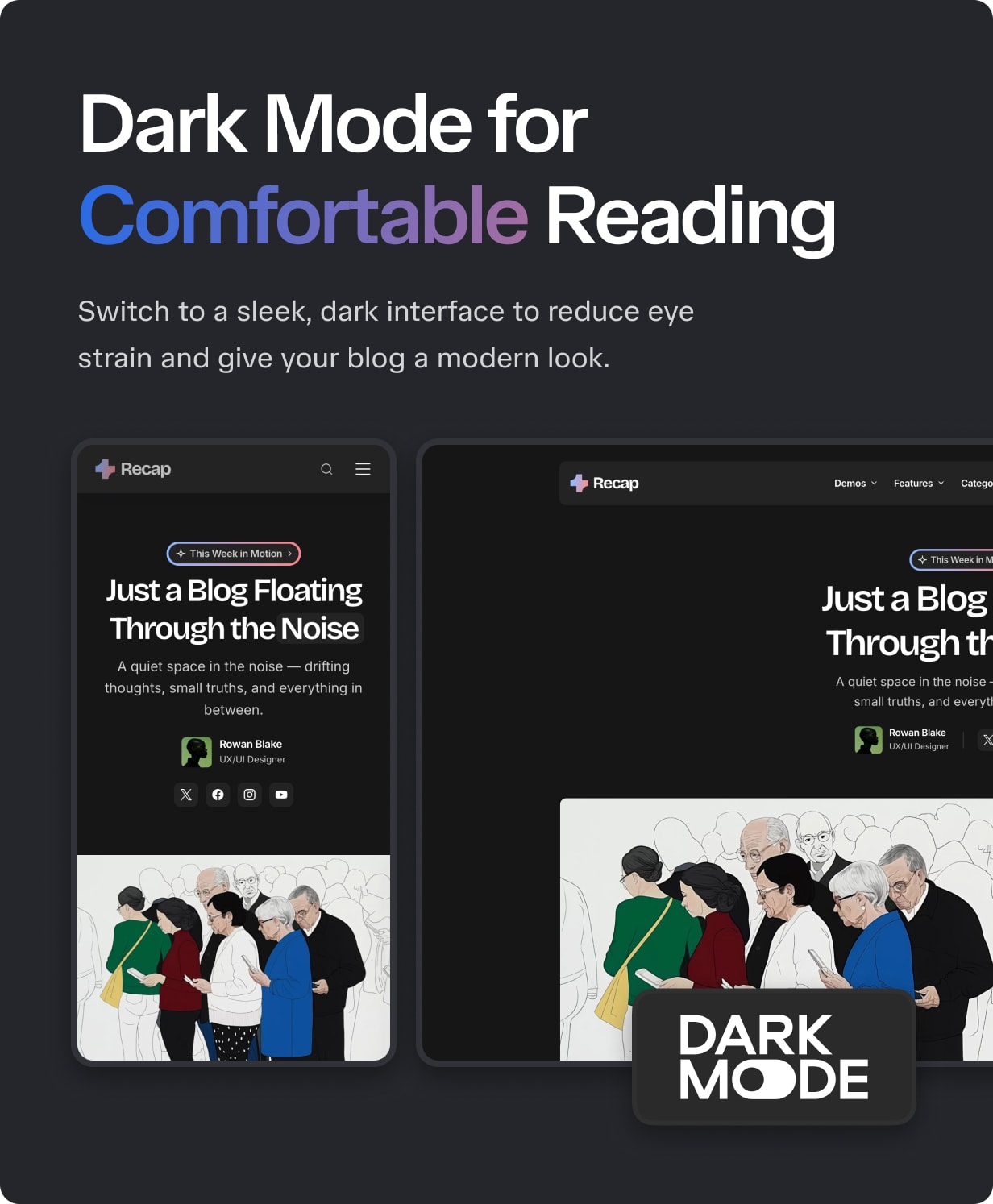 Recap - Modern Thematic Blog WordPress Theme - 5