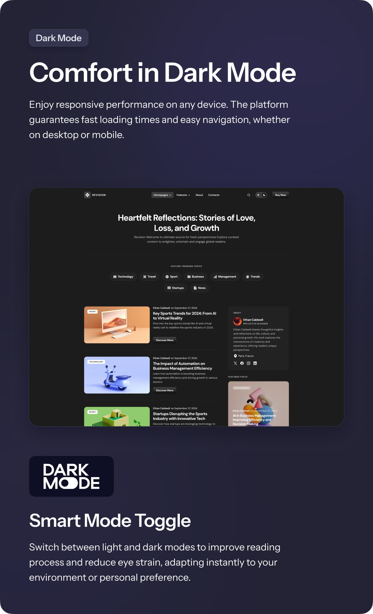 Revision - Optimized Personal Blog WordPress Theme - 8