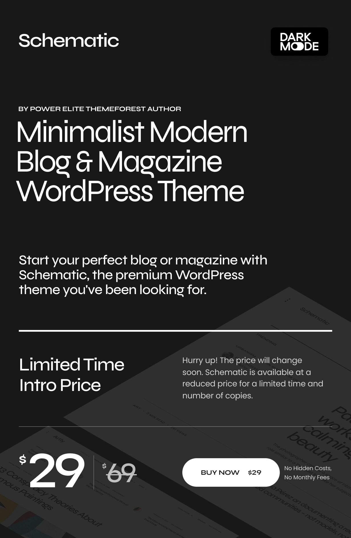 Schematic - Minimalist  Blog & Magazine  WordPress Theme - 29