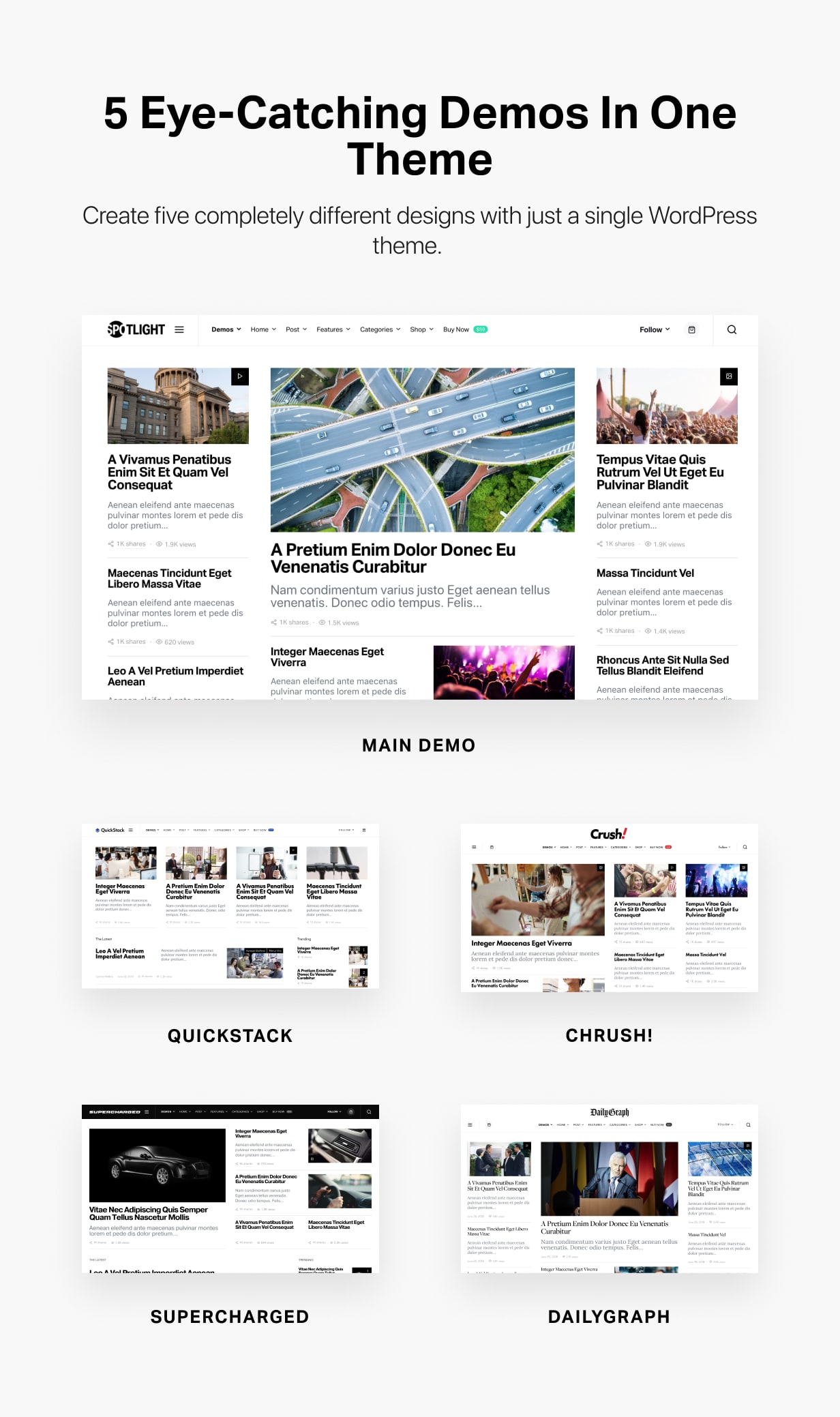 Spotlight - Feature-Packed News & Magazine WordPress Theme - 2