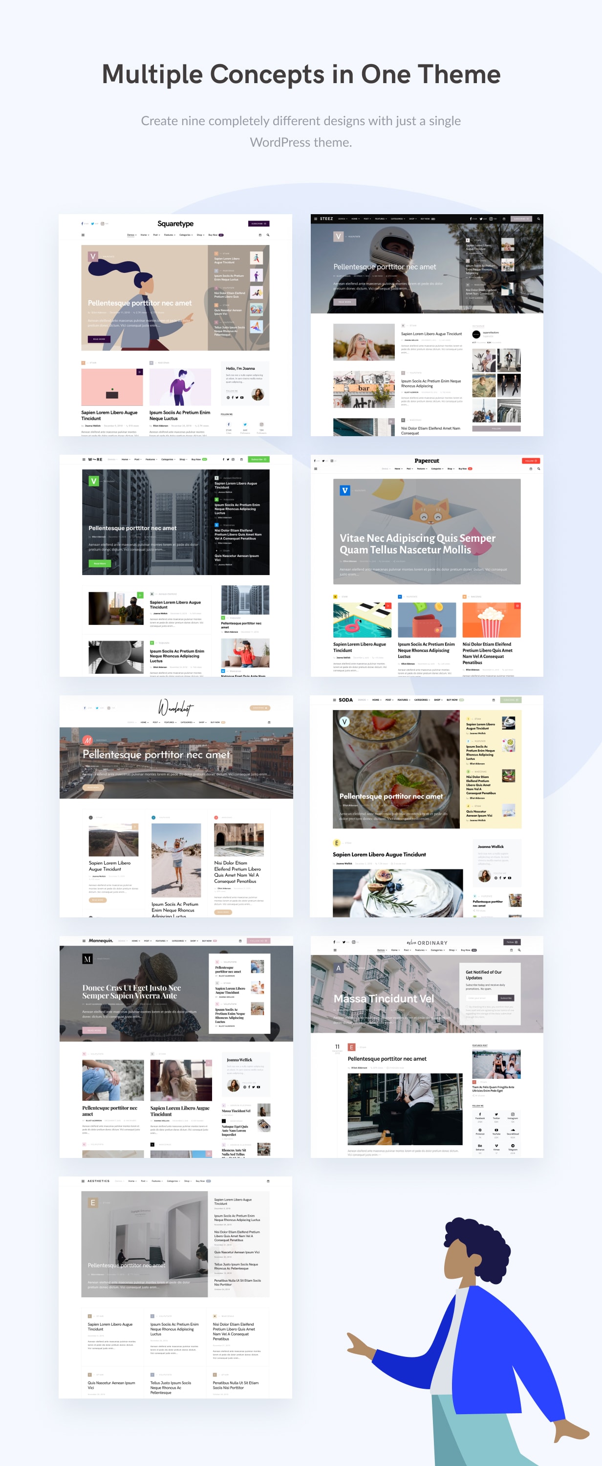 Squaretype - Modern Blog WordPress Theme - 4