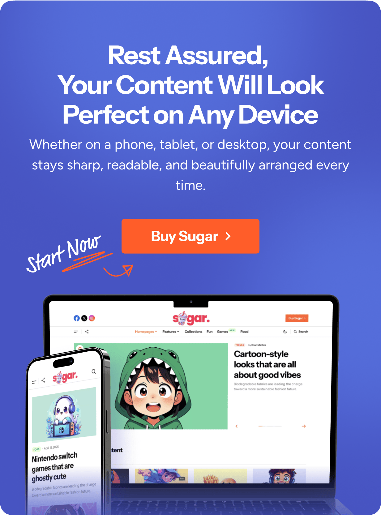 Sugar - Modern WordPress Personal Blog Theme - 11