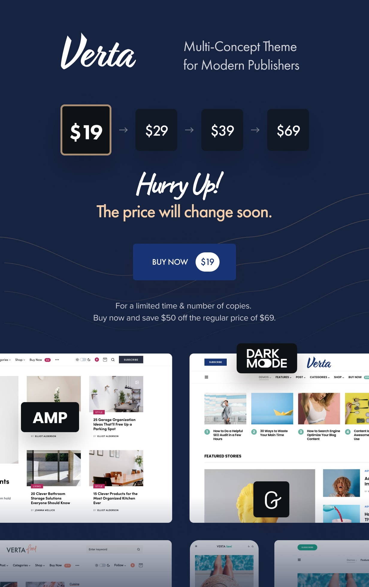 Verta - Multi-Concept WordPress Theme for Modern Publishers - 1