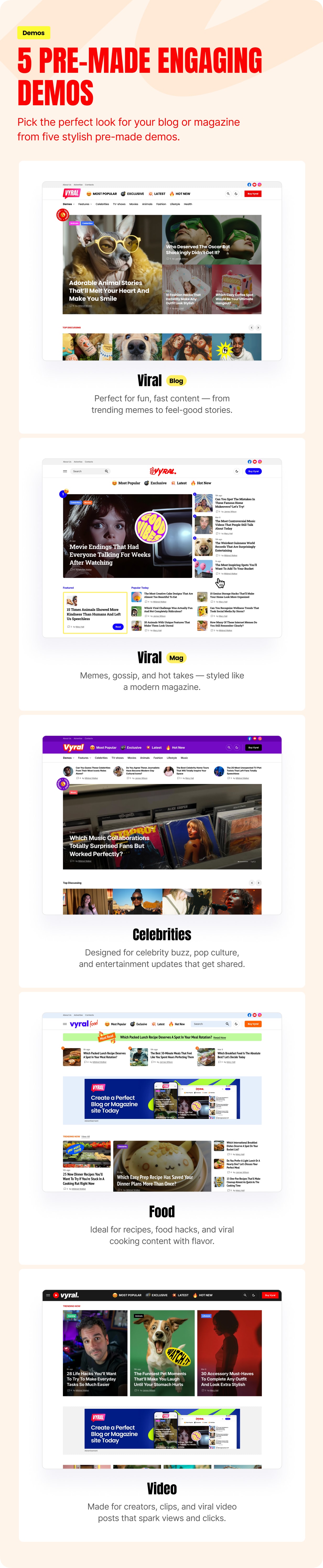Vyral - WordPress Viral Theme for Blog and Magazines - 4