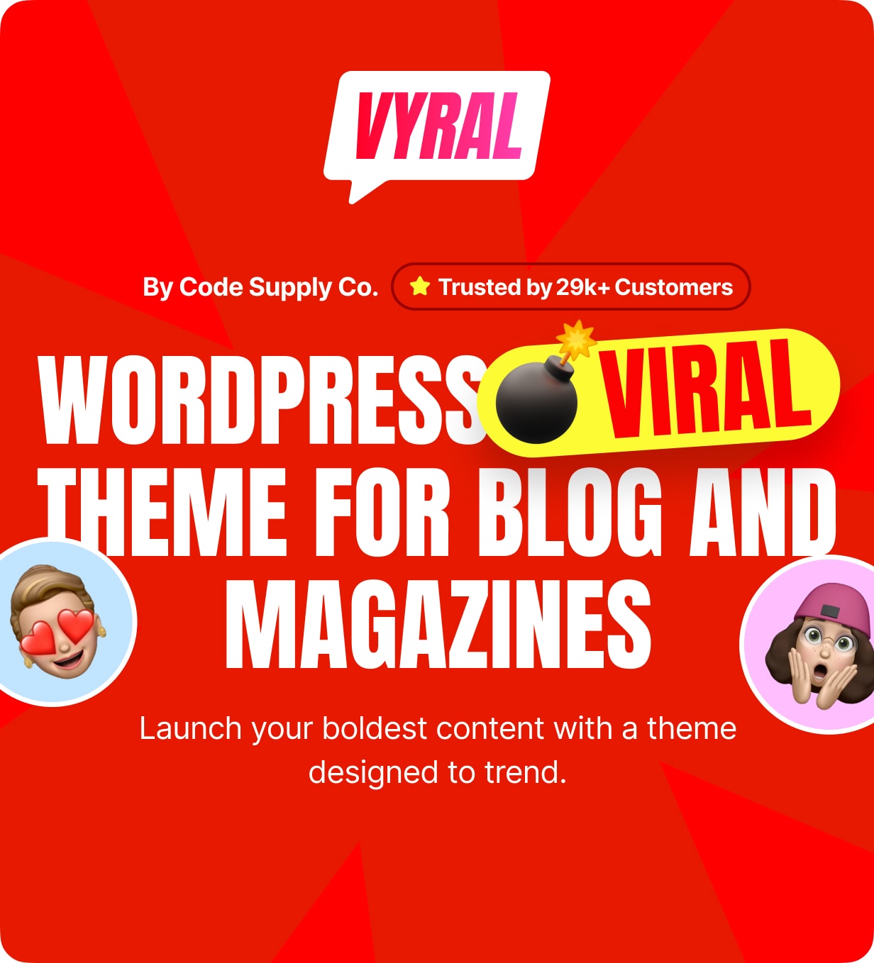 Vyral - WordPress Viral Theme for Blog and Magazines - 1