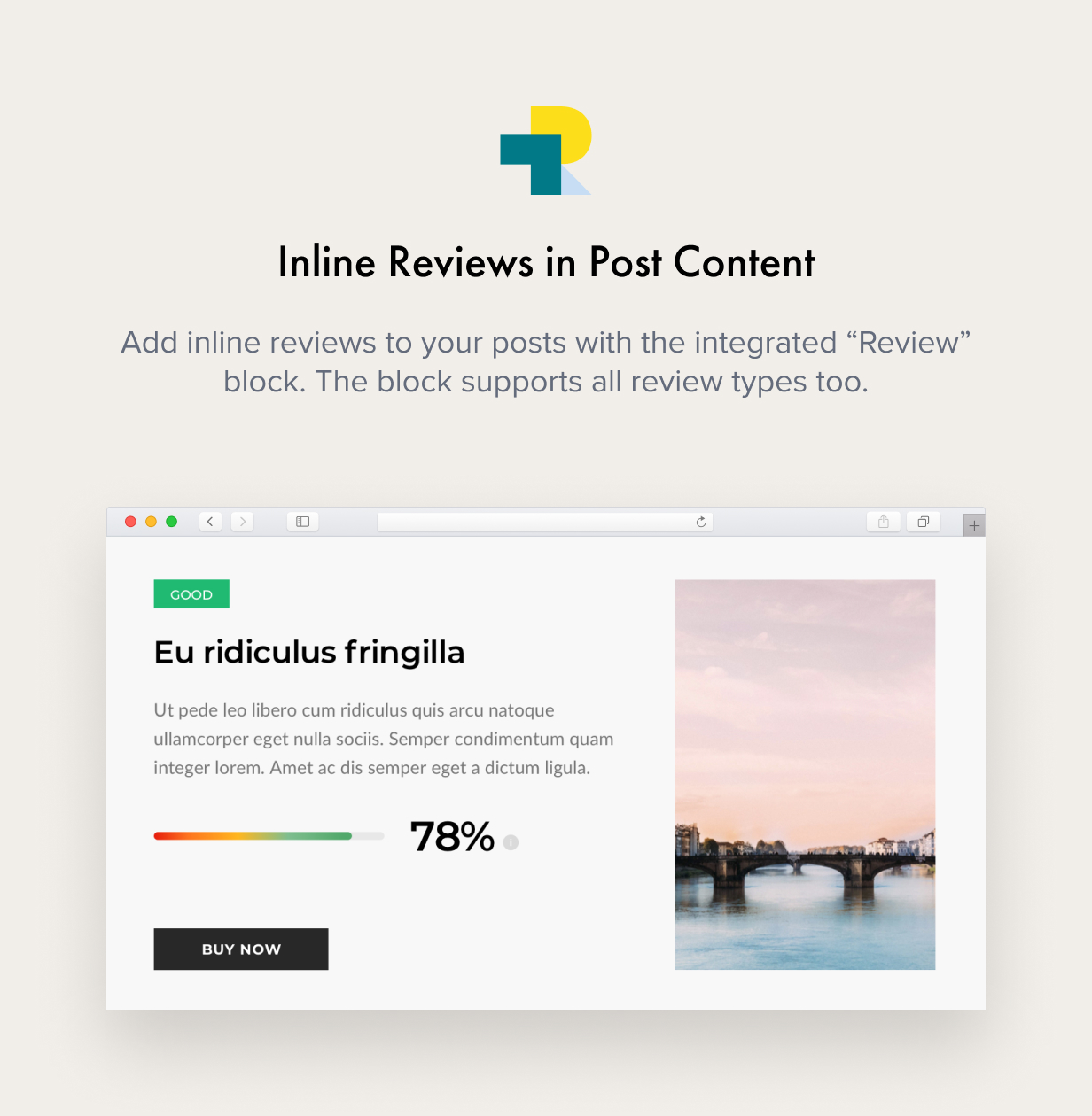 Inline Reviews in Post Content