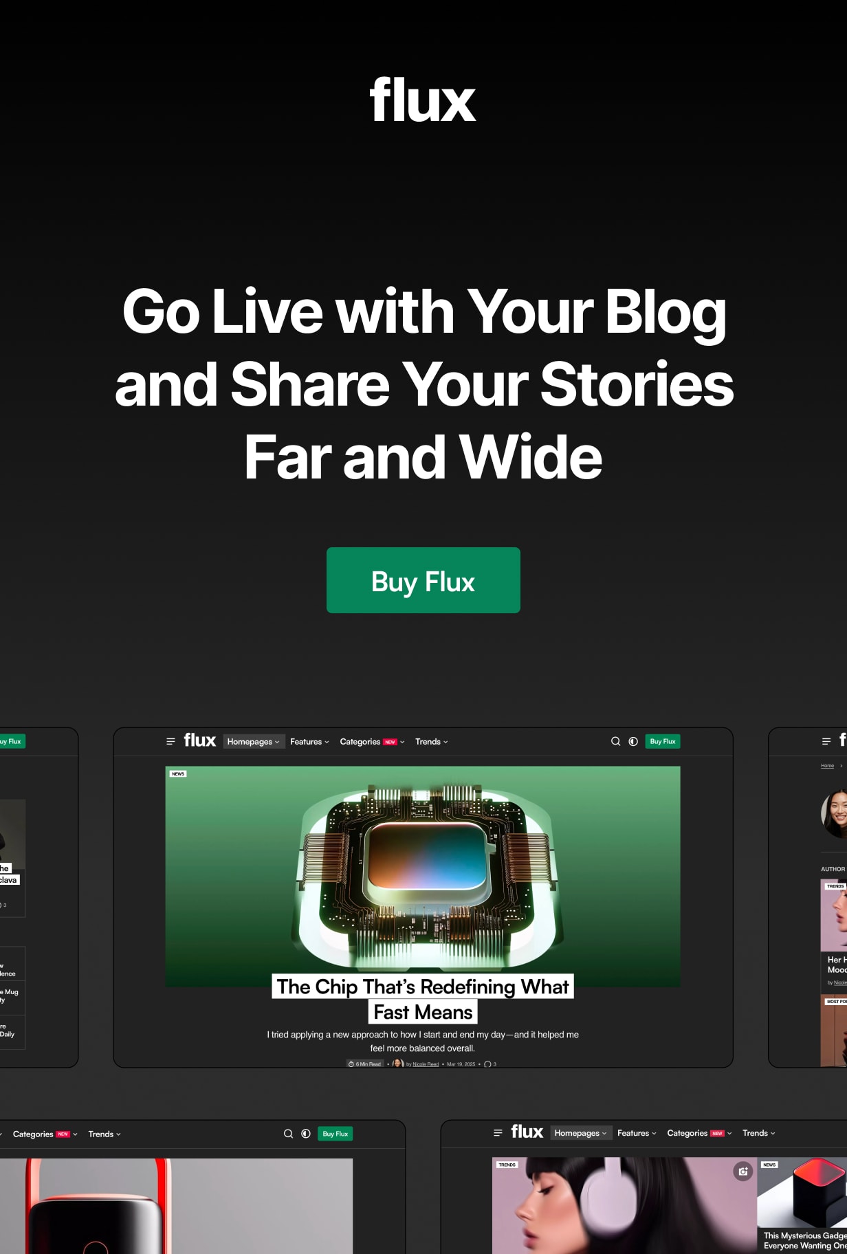 Flux - AI-Powered Blog & Magazine WordPress Theme - 14