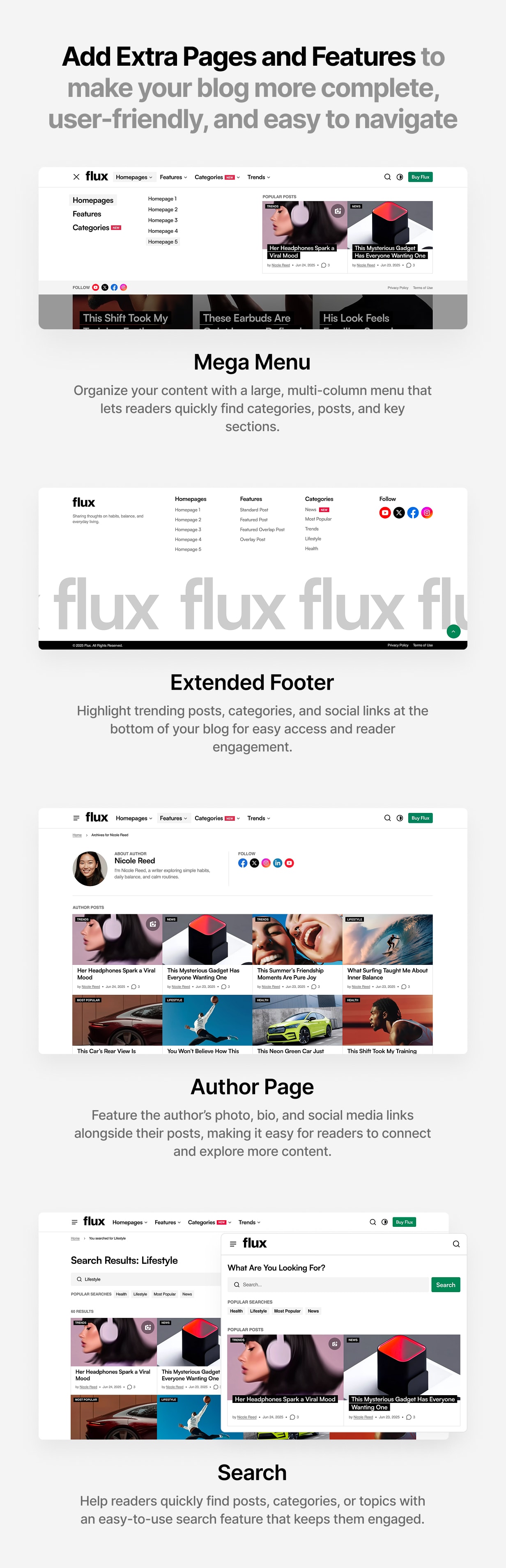 Flux - AI-Powered Blog & Magazine WordPress Theme - 9