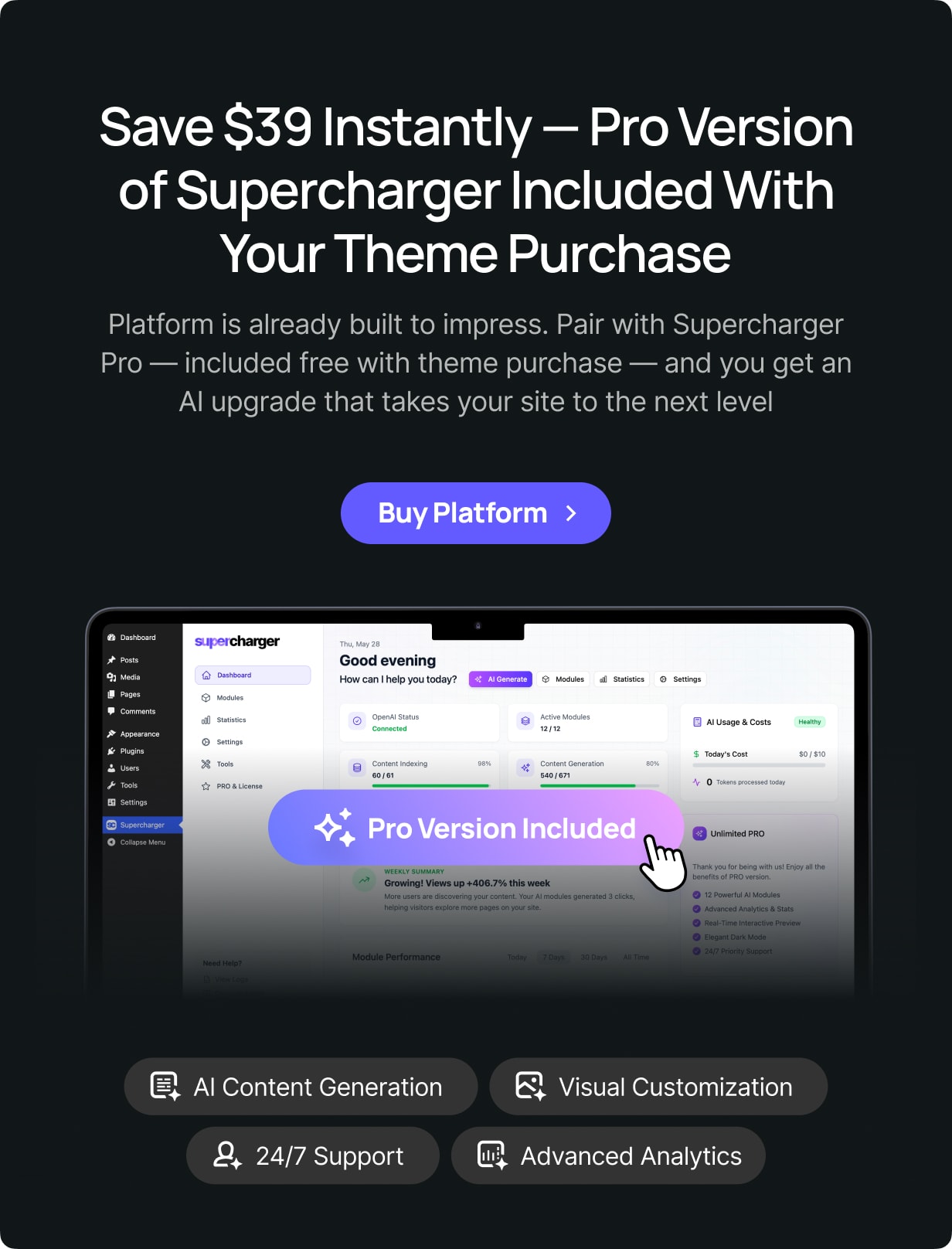Platform - Modern High-Performance Blog WordPress Theme