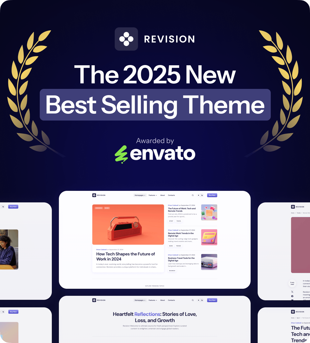Revision - Optimized Personal Blog WordPress Theme - 1