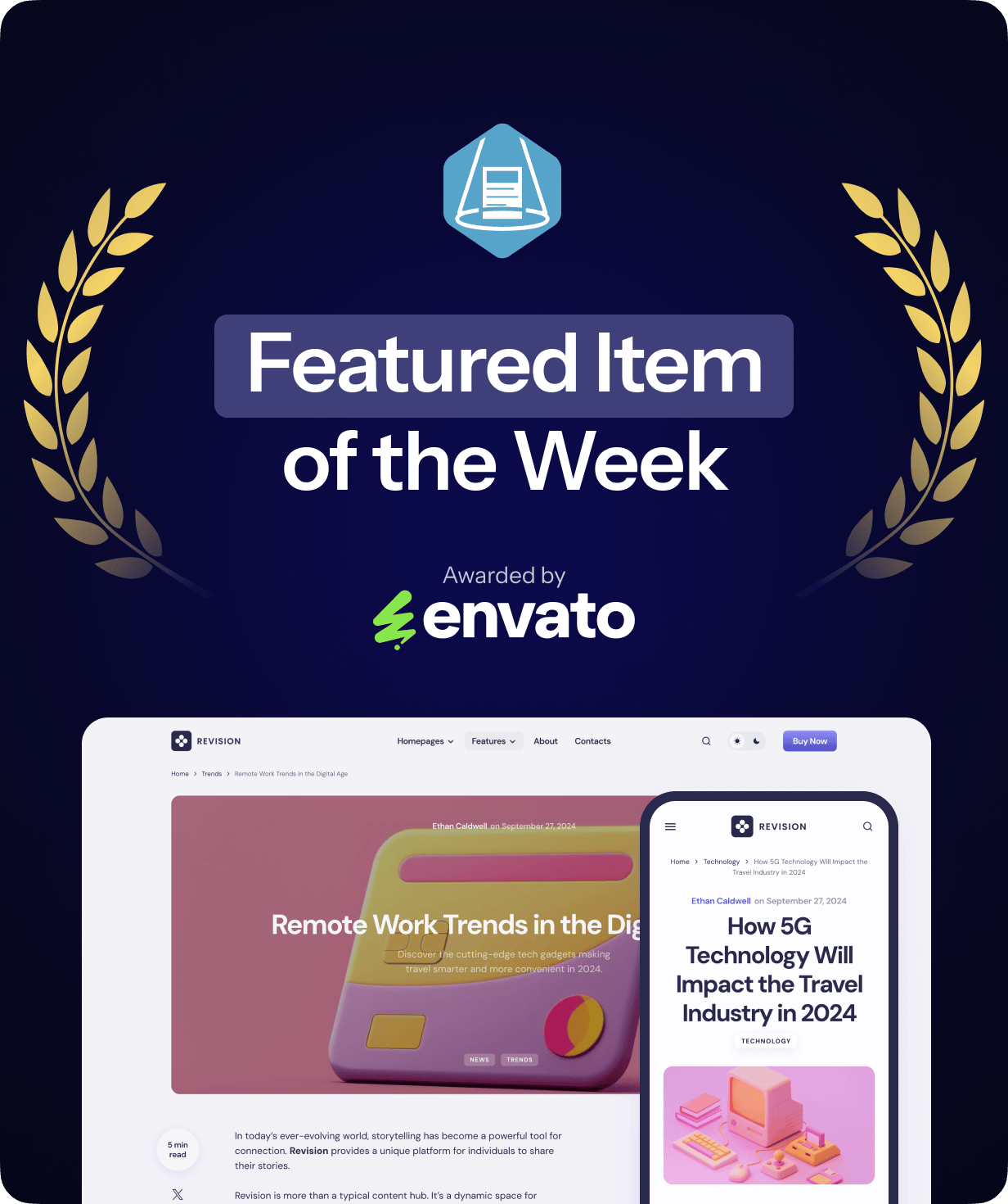 Revision - Optimized Personal Blog WordPress Theme - 2