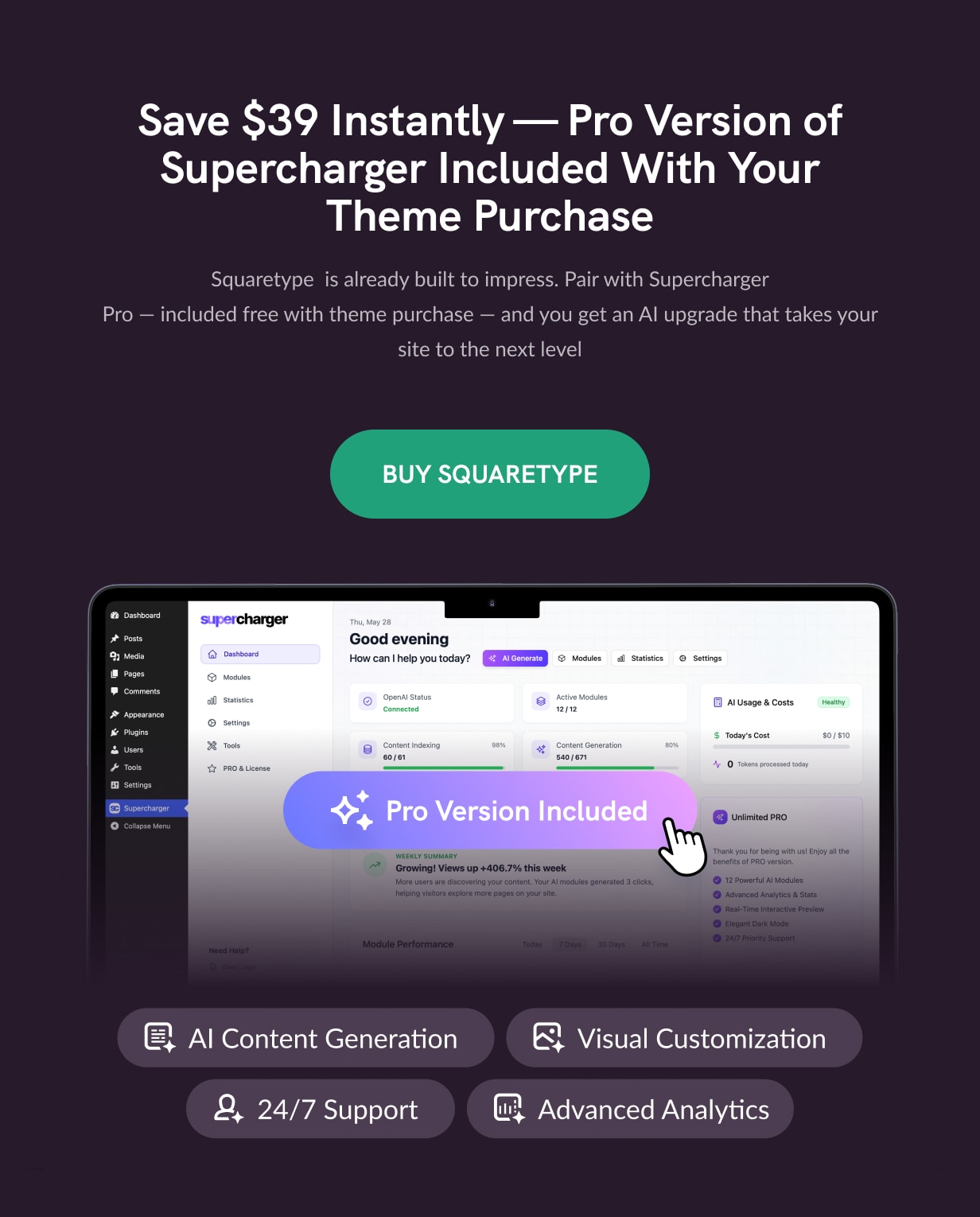 Squaretype - Modern Blog WordPress Theme - 9