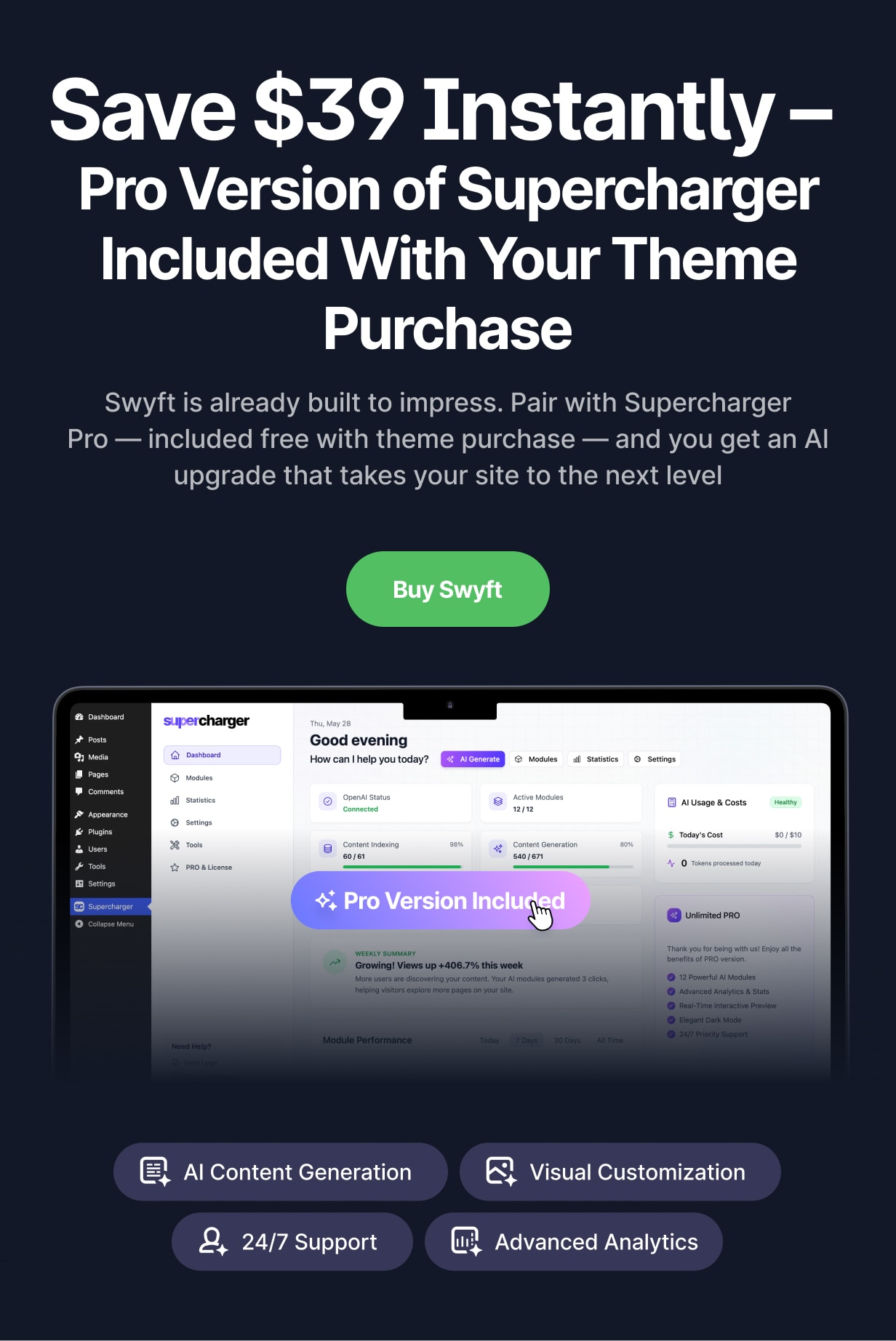 Swyft - PageSpeed Optimized WordPress Blog Theme - 8