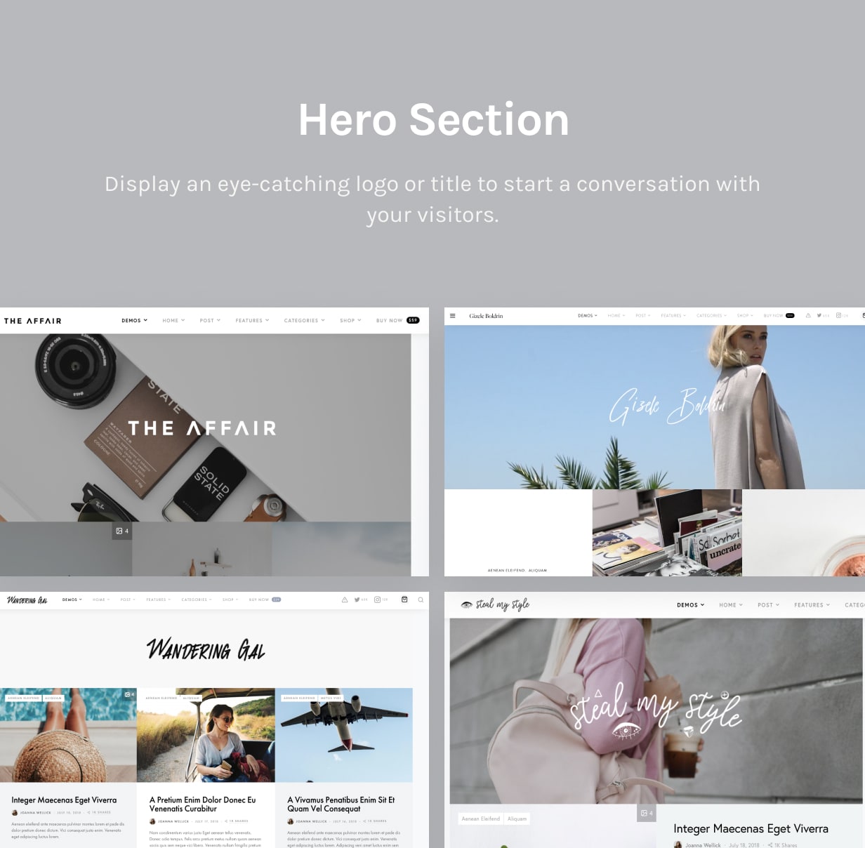 The Affair - Creative Theme for Personal Blogs and Magazines - 4